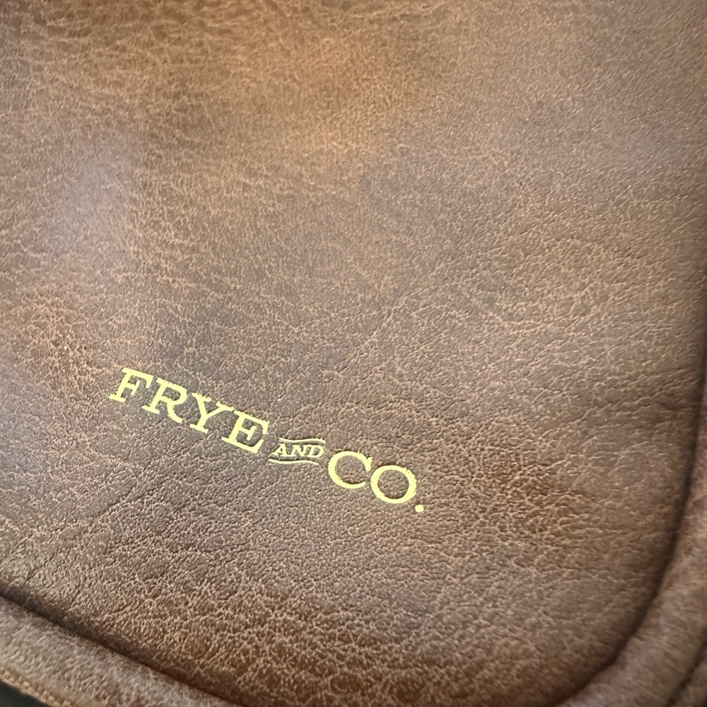 Frye Men's Brown Leather dop kit - Picture 11 of 11
